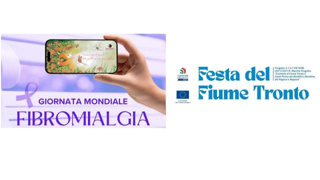 San Benedetto, ''Festa del Fiume Tronto'' e inaugurazione panchina viola per la lotta alla Fibromialgia