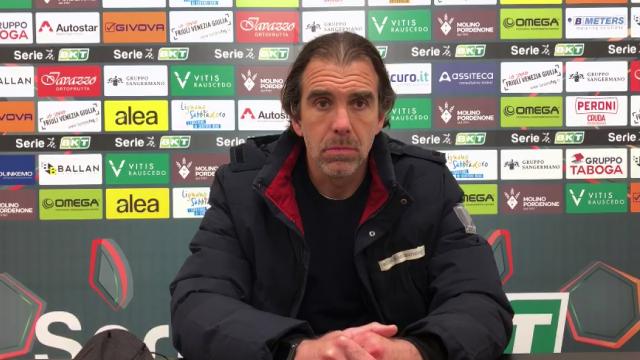 Pordenone-Cittadella 0-1, le voci di Tedino (“Errore clamoroso sul gol”) e Gorini (“Risposta di carattere”)