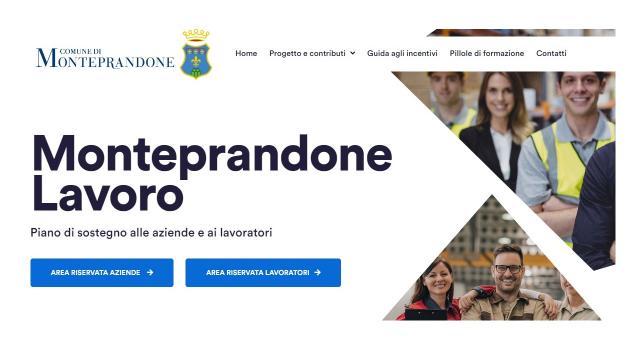 'Monteprandonelavoro.it': nuova veste grafica per il sito dove domanda e offerta di lavoro si incontrano online