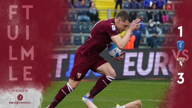 Empoli-Torino 1-3, highlights