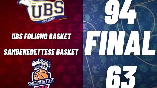 Basket Serie C Gold, sconfitta pesante per la Infoservice Sambenedettese a Foligno
