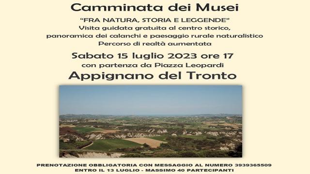 Appignano del Tronto, appuntamento con ''Ti racconto un viaggio culturale di comunità nel Piceno''