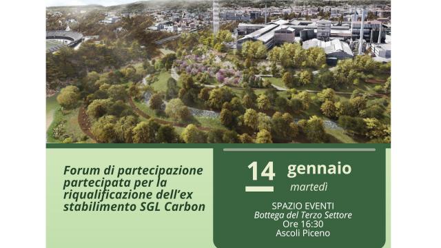 Ascoli, area ex SGL Carbon: incontro del Forum di progettazione partecipata ''Dalla bonifica alla riqualificazione''