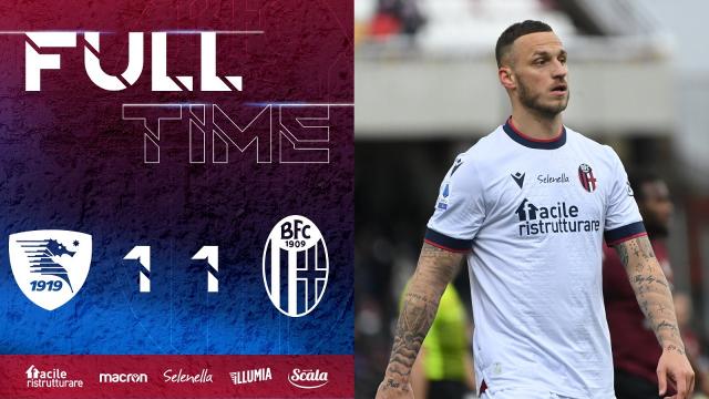 Salernitana-Bologna 1-1, highlights