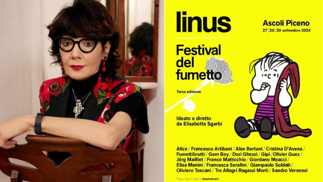 Ascoli Piceno, terza edizione di ''Linus - Festival del fumetto'' ideato e diretto da Elisabetta Sgarbi