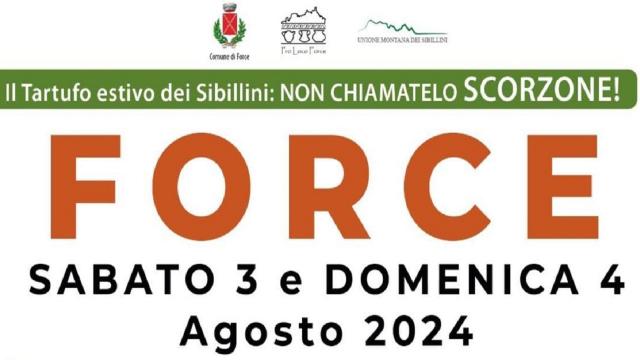 Tartufo Estivo dei Sibillini protagonista a Force nell'area del Parco Villino Verrucci