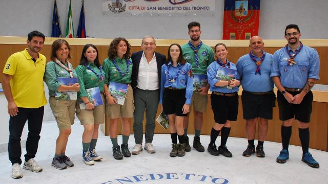 World Scout Jamboree, gli scout sambenedettesi incontrano il sindaco prima della partenza