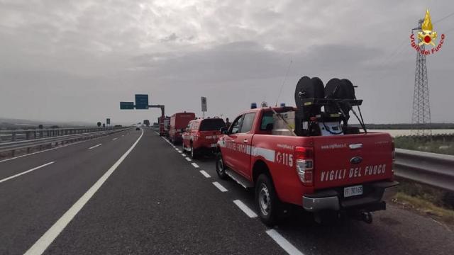 Vigili del Fuoco di Ascoli, nottata impegnativa con interventi a Case di Coccia ed Offida