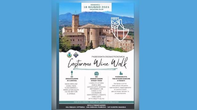 Castorano Wine Walk, passeggiata tra cantine e prodotti enogastronomici 