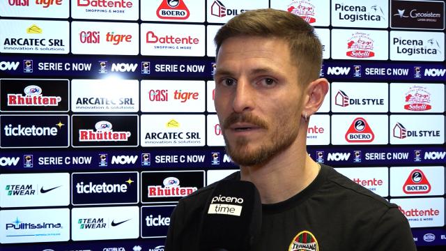 Ascoli-Ternana 0-3, la voce di Loiacono in zona mista: “Siamo stati bravi a contenere Corazza, lavoro di squadra”