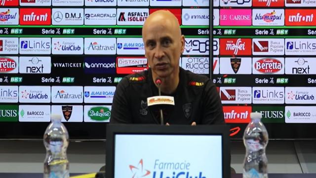 Lecce-Cremonese 2-2, le voci di Corini e Bisoli post gara