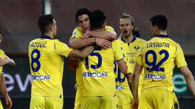 Genoa-Verona 2-2, highlights