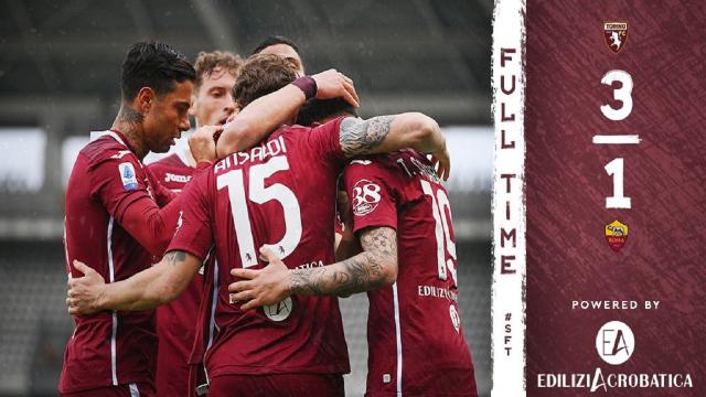 Torino-Roma 3-1, highlights