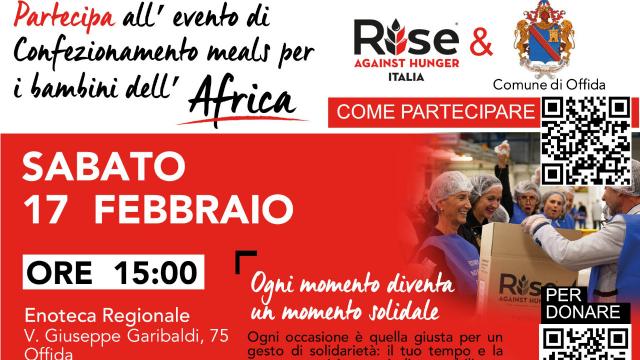 Offida ospita il 'Rise Against Hunger': 100 volontari all’Enoteca regionale per l'evento di solidarietà
