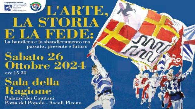 Quintana Ascoli Piceno, a Palazzo dei Capitani il convegno Fisb 'Lo sbandieramento tra passato, presente e futuro'