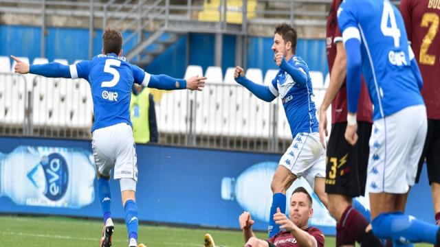 Serie B 11° turno: il Brescia di Dionigi supera la Salernitana, cinque gol dell'Empoli